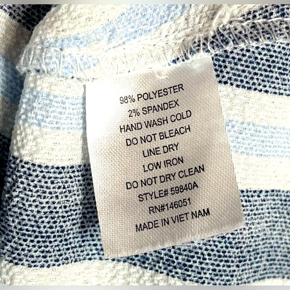 Monteau Semi Sheer Blue Dress with Pockets | Size: Small - Picture 8 of 9